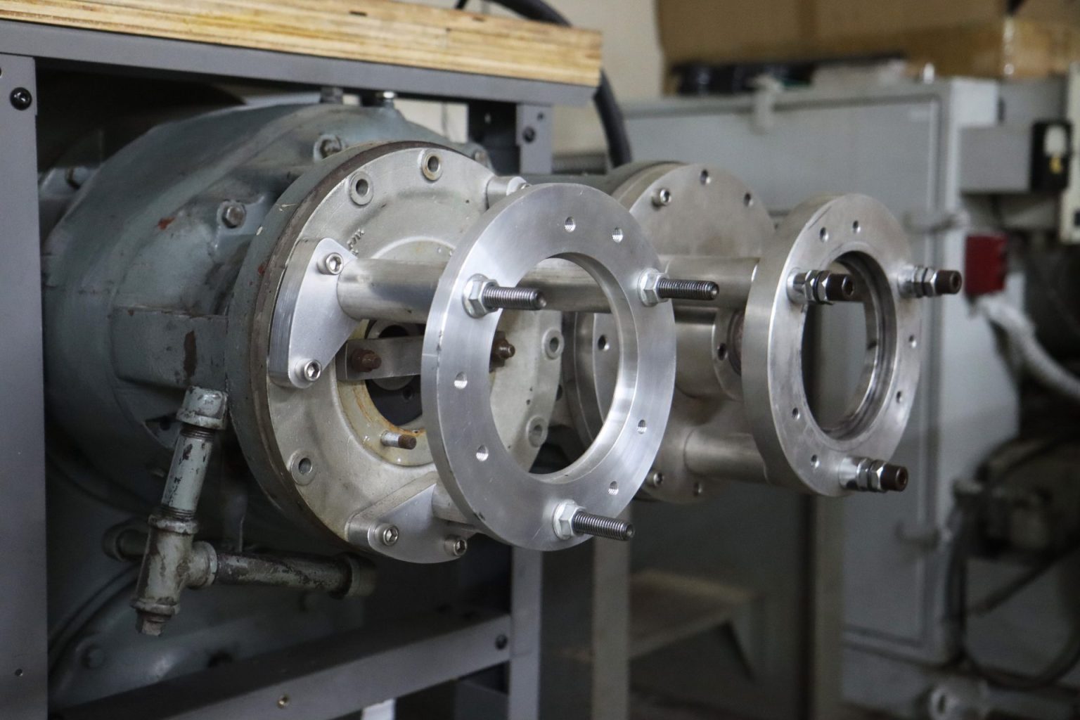 Aircraft component test equipment at Sunshine Air Repairs in Plantation, Florida
